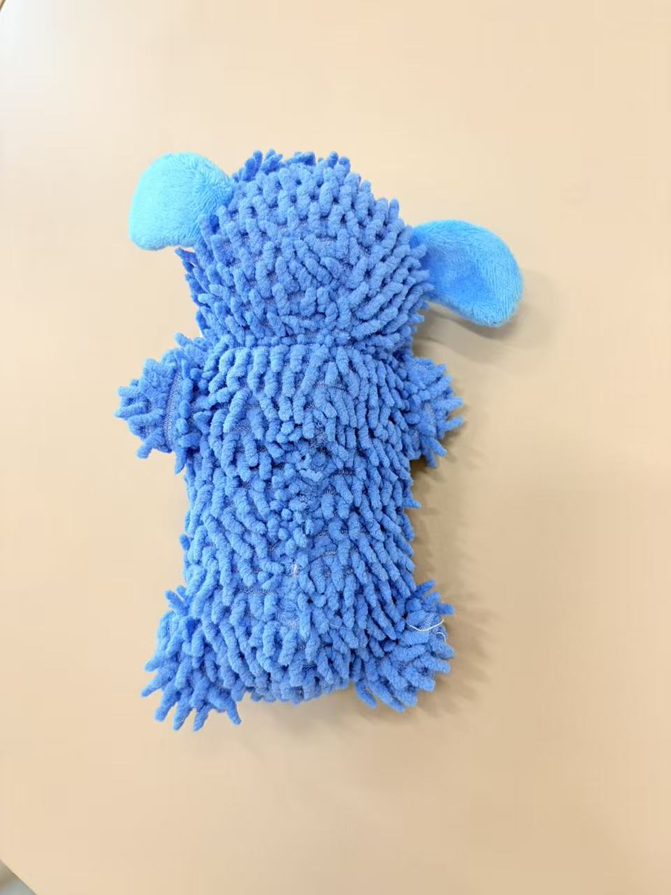Mcelpaw Blue Bear Squeaky Dog Toy Chenille Plush 70g