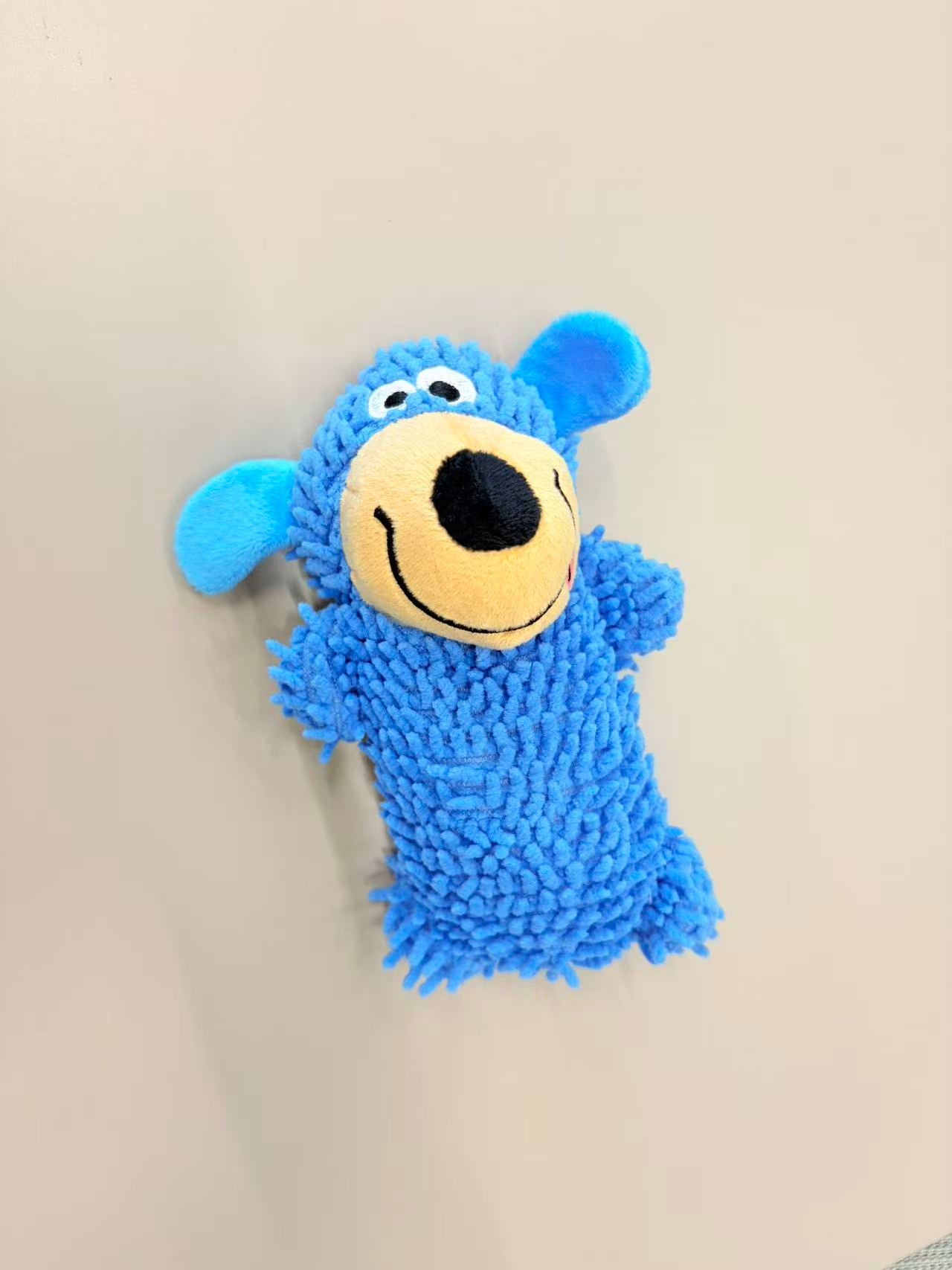 Mcelpaw Blue Bear Squeaky Dog Toy Chenille Plush 70g
