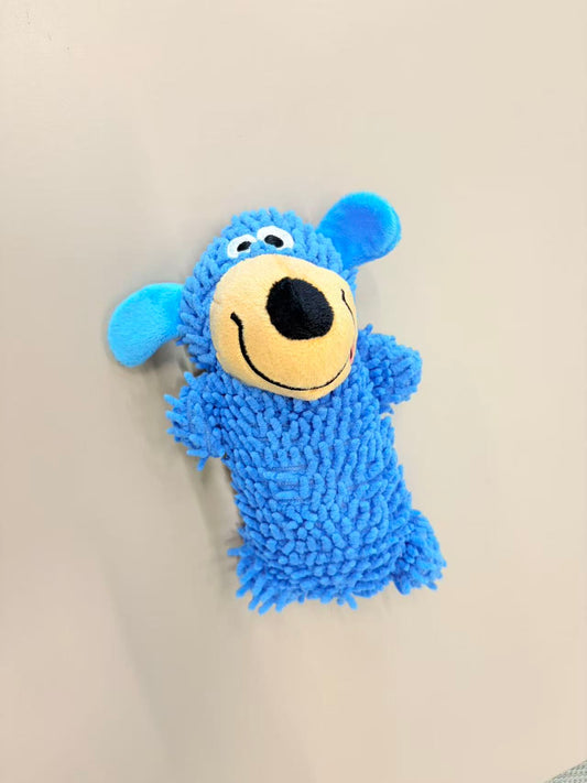 Mcelpaw Blue Bear Squeaky Dog Toy Chenille Plush 70g