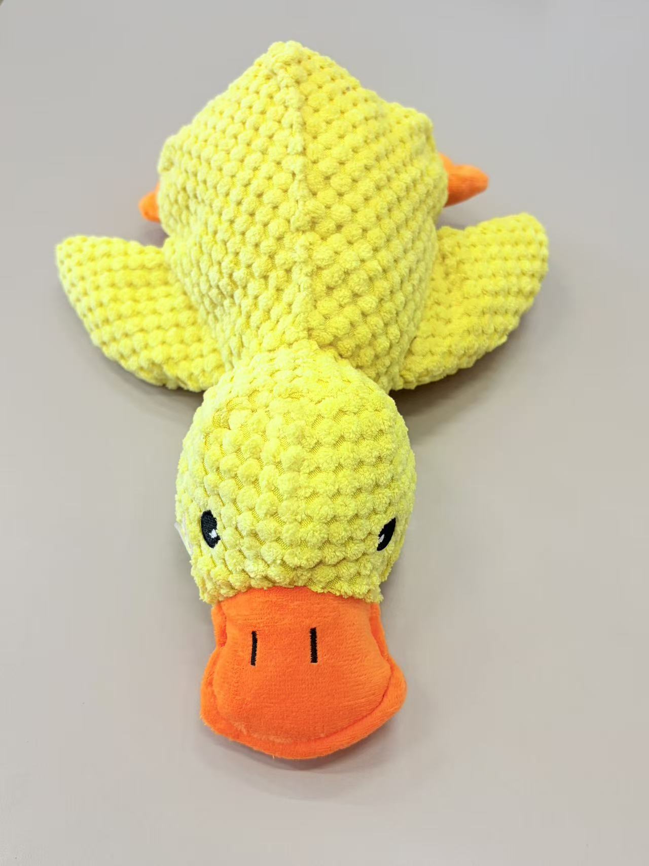Mcelpaw Yellow Duck Cat Toy Pineapple Fleece Catnip 32x28cm