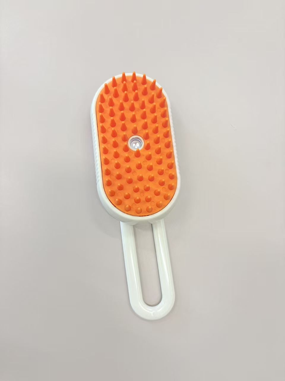 Mcelpaw USB Spray Pet Grooming Brush White Silicone Bristles