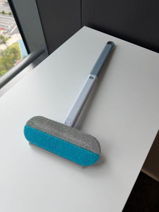 Mcelpaw Pet Hair Removal Brush Blue ABS Fiber Cloth